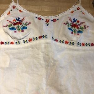 Abercrombie & Fitch Handkerchief Top Embroidered